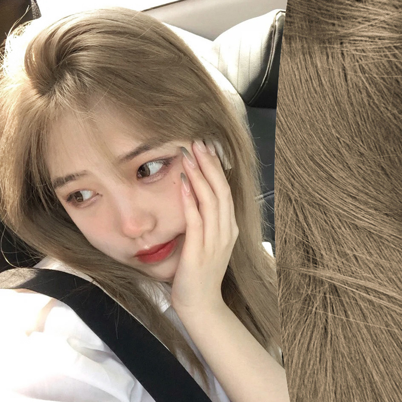 (Foil Sirun) milk tea gray-brown hair dye at home dyed white pure foam plant hair dye cream female