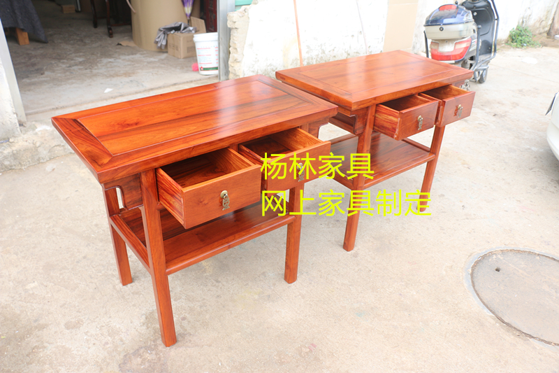 Vỏ gỗ hồng mộc Miến Điện / Sh Phong cách Ming / Mái hiên Miến Điện / Phát triển đồ nội thất / đồ gỗ Yang Lin - Bàn / Bàn 	bàn làm việc gỗ cổ điển	