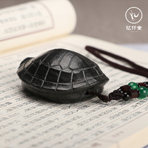 Yiqiantang original handmade turtle shell stone handle pieces Wujin stone head ornaments Tea pet boutique can be raised lucky tea play
