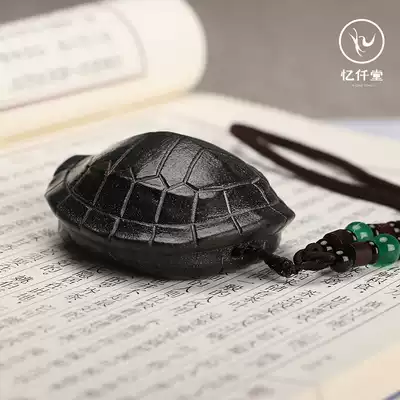 Yiqiantang original handmade turtle shell stone handle pieces Wujin stone head ornaments Tea pet boutique can be raised lucky tea play