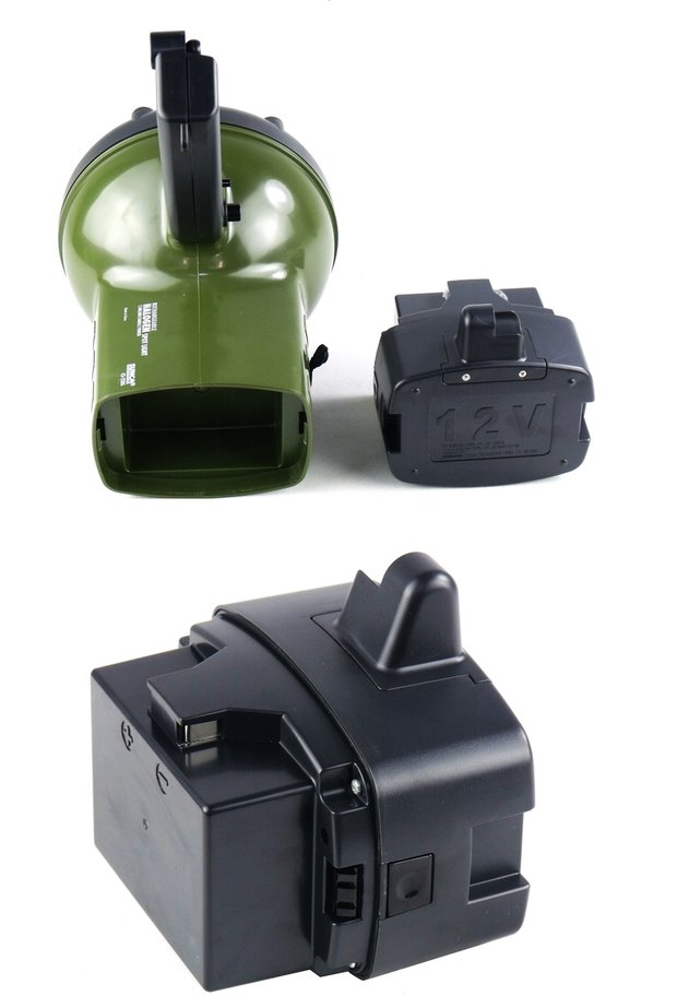 Mới tốt CS-220S đèn tìm kiếm từ xa mạnh mẽ ngoài trời 55W ánh sáng màu vàng đèn halogen xe sạc đèn pin đèn pin kích điện