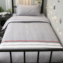 Student dormitory bed Three sets of boys bed linen bed sleeping room Single four sets of Nordic Wind University bunk beds
