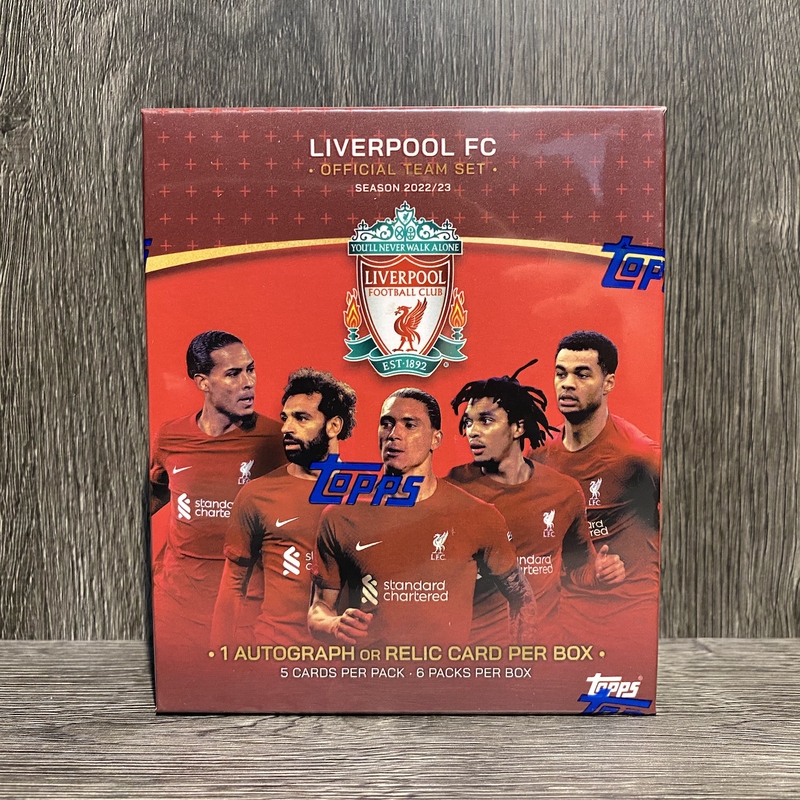 22-23 Topps Football Star Cards Premier League Liverpool Team Box Club Team Set Box Cards