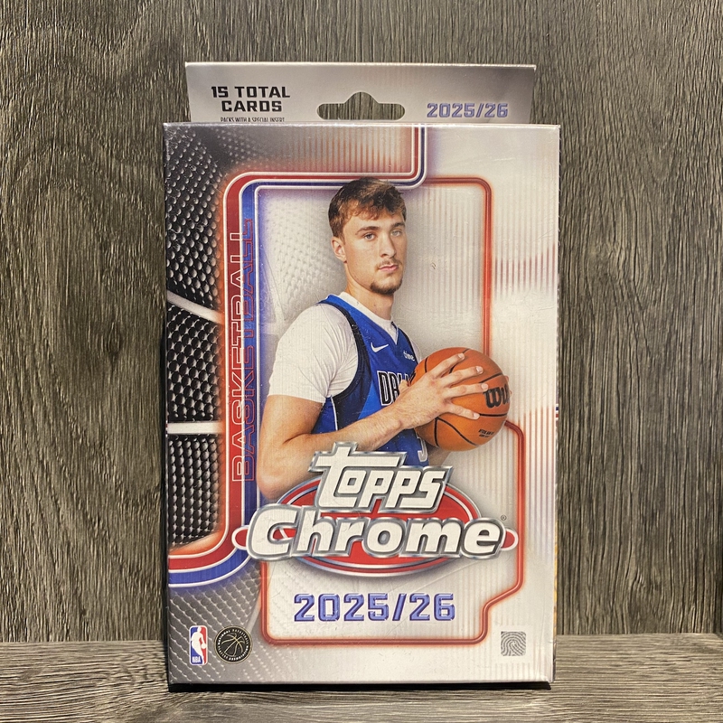 25-26 Topps Chrome Tc Hanger Box Nba Basketball Star Card Collectible Card Box