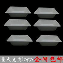 Melamine A5 number of pots buffet insulation table Malatang fruit bread vegetable cooked food display box Rectangular thickened