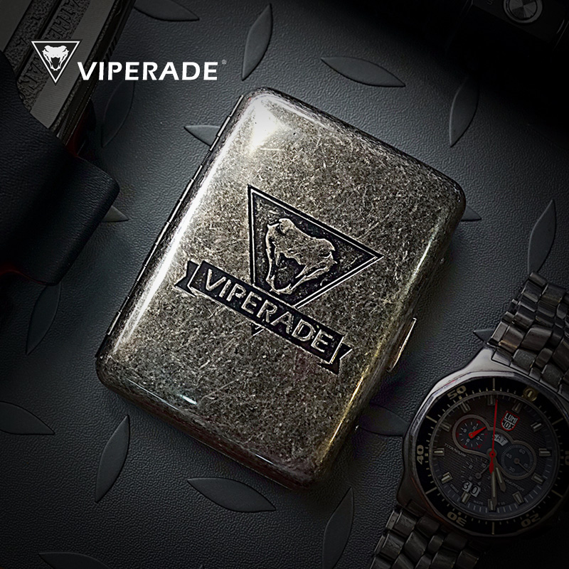 VIPERade Vipers Snake Xenon SMOKE BOX METAL RETRO PERSONALITY CREATIVE GIFT INCENSE SMOKE BOX ANTI-PRESSURE TOOL BOX