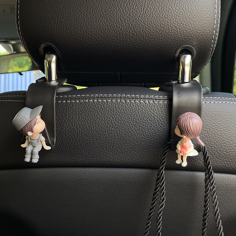 Car car hook Car front and rear row car with rear seat back car multi-function cute cartoon interior couple