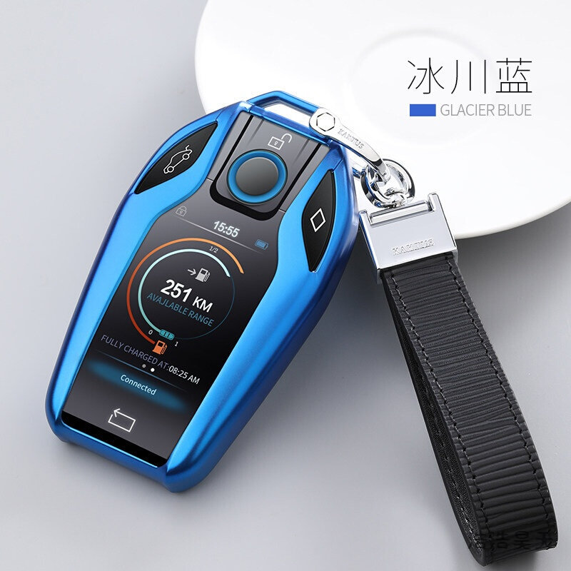 In BMW New 7-series Key Pack 730li740li750lii8 Key cover protective shell LCD screen