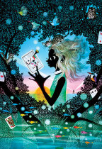 Out of print spot Japan imported Appleone jigsaw puzzle Alice Hart (Fujicheng Qingji) 300 pieces