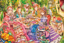 Order Japanese imported EPOCH cartoon puzzle Alice in Wonderland(1000 pieces)