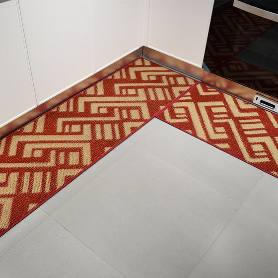 Household kitchen long strip floor mat absorbs water and oil, full entrance door mat, waterproof, non-slip, stain-resistant, customizable carpet