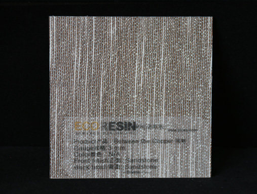 Ecological resin sandwich panel) Exhibition Decorative resin sandwich panel) Woven fabric sandwich panel