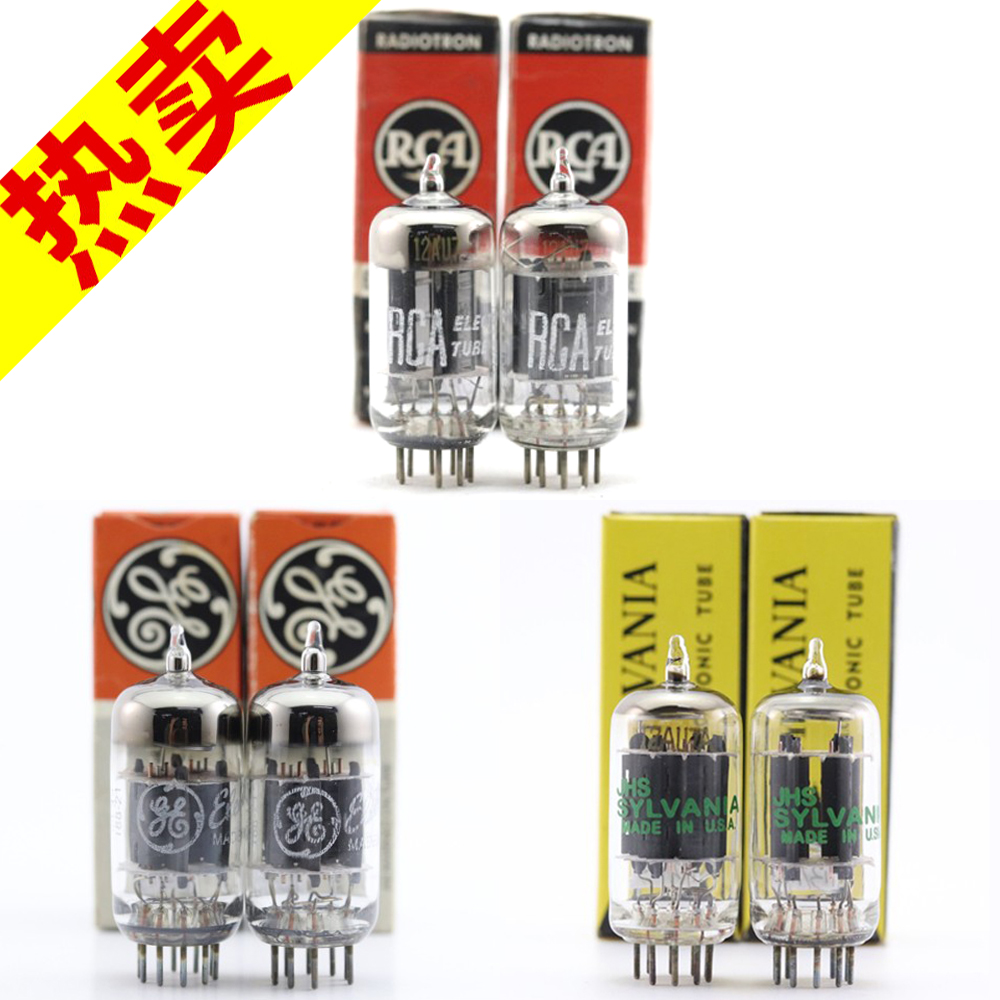 Brand new American original box RCA happy years GE 12AU7 ECC82 5814A long pit screen 12au7 electronic tube-Taobao