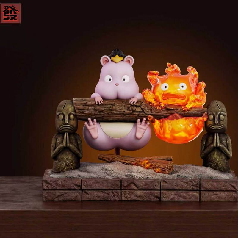 【In Stock】Fà Studio - Fang Baby Calcifer Figure Gk Ornament Gift Trendy Toy
