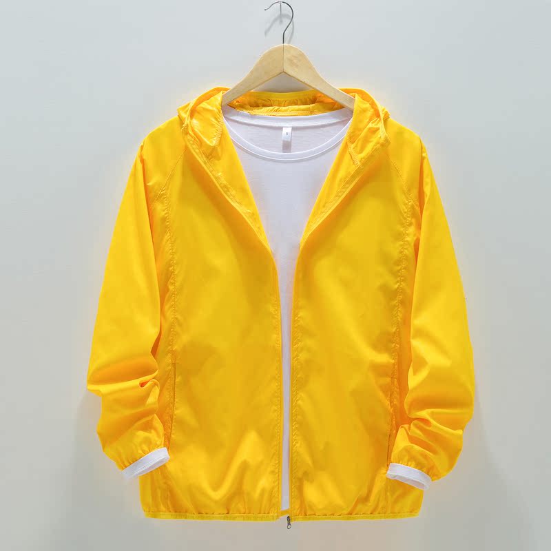 Outdoor Spring and Summer Sun Protection Clothing for Men and Women, Ultra-Thin, Breathable, Quick-Drying, Windproof and Waterproof Sports Skin Clothing, Long-Sleeved Thin Jacket