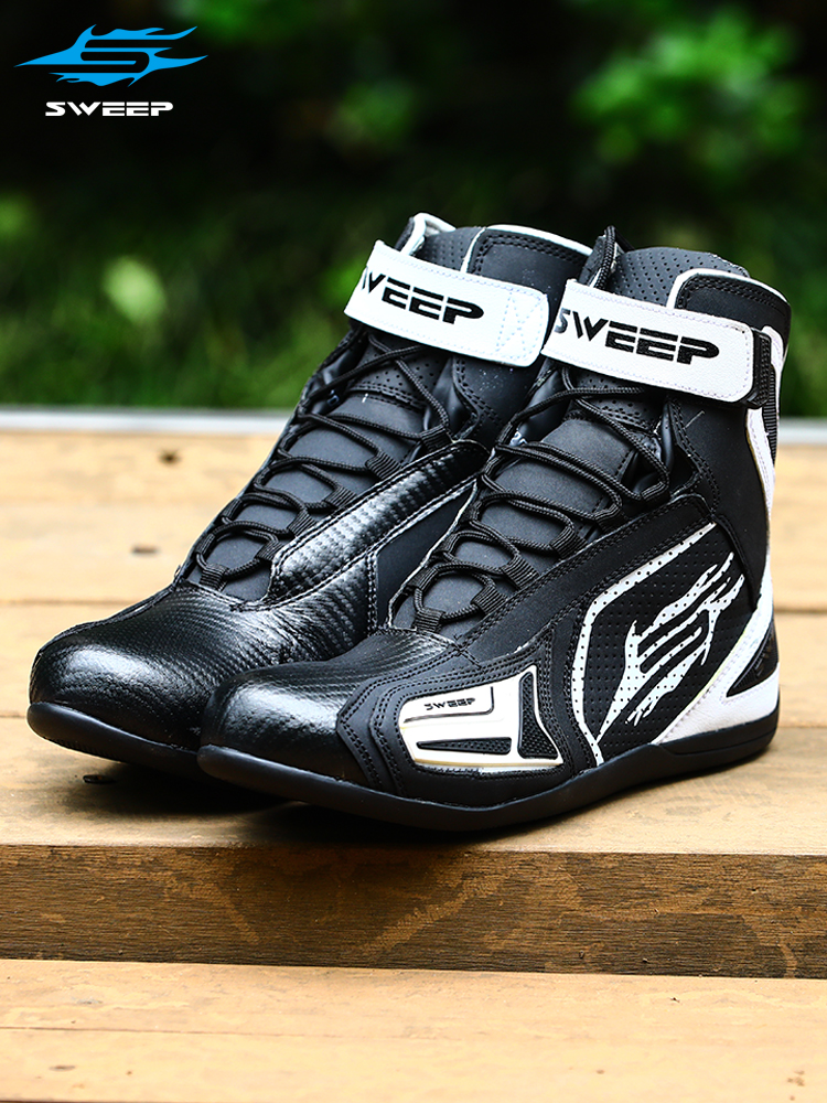 Imported WETP motorcycle riding shoes men's and women's winter warm equipment windproof racing shoes four seasons waterproof