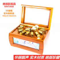 American Mr Christmas 10 sound barrel ballet solid wood vintage music box Girl Girlfriend Childrens birthday gift
