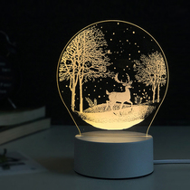 Small Night Light Desk Lamp Bed Headlights Bedroom Romantic Cozy Atmosphere Sleep Soft Light Room Atmosphere Small Light Gifts