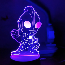 Ottman Small Night Light Cartoon Children Room Atmosphere Bedroom Desk Lamp Bedside Sleep Soft Light Charging Christmas Creativity