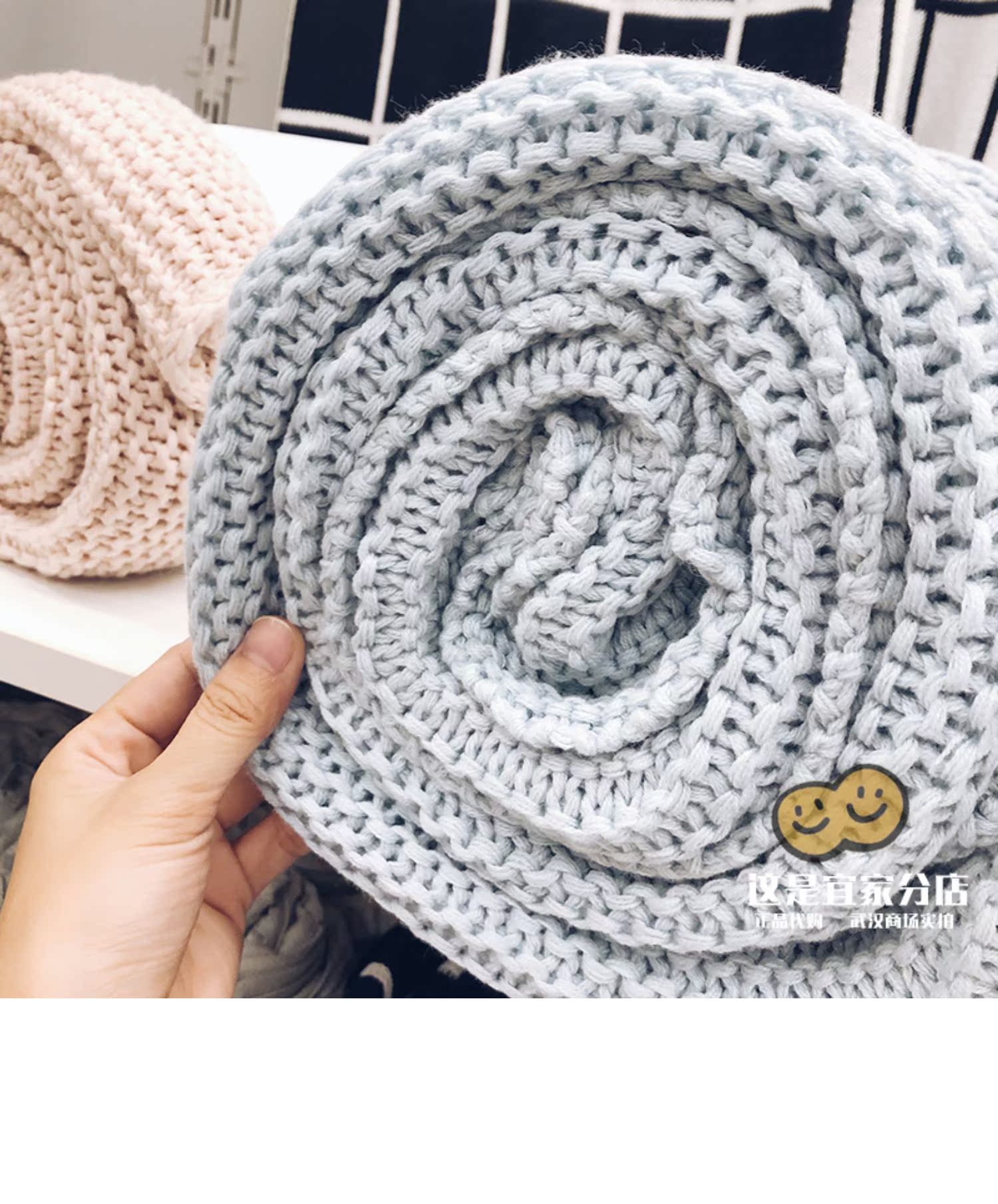 Mua IKEA Mùa hè dệt chăn giải trí mềm mại thân thiện với da đôi chăn điều hòa chăn mền chăn 130 * 170 - Ném / Chăn chăn nhung dày