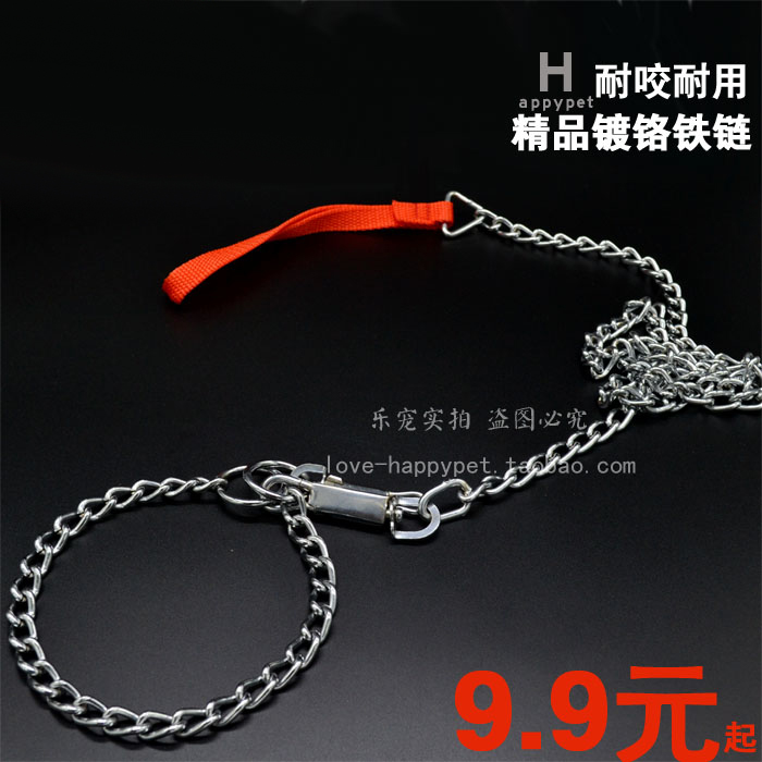 Golden Mao Tedismo Dog Traction with Dog Chain Dog Rope Pet Walk Dog Cord Collar