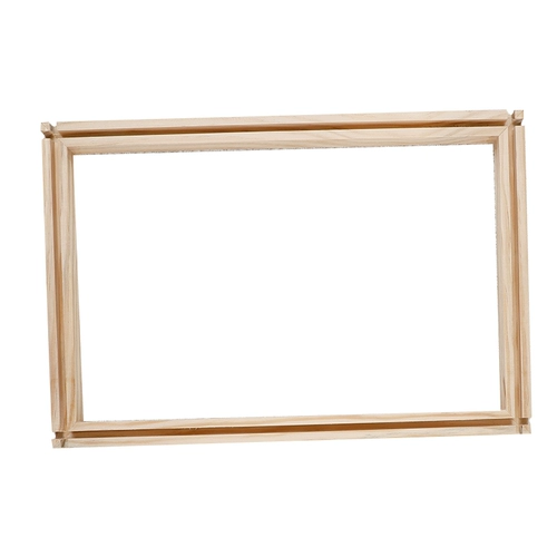 Рама французской французской вышивки с твердым деревом ручной работы с прямоугольной рамкой вышивки