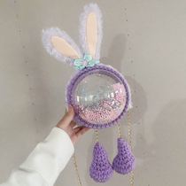 Handmade bag for girlfriend woven bag diy material Transparent star daillu handmade gift self-made 2021 New