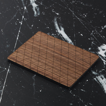 Card bag mens leather first layer cowhide veneer wood ultra-thin simple bank card credit card film bag