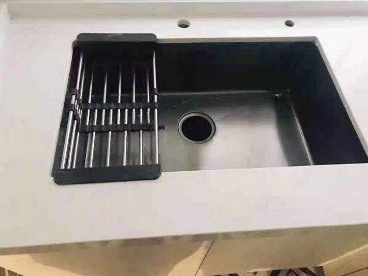 Pure White Pure Grey Quartz Stone Countertops Factory Direct Kitchen Cabinet Boutique Batai Floating Windows West Kitchen Marble Demolition-Taobao