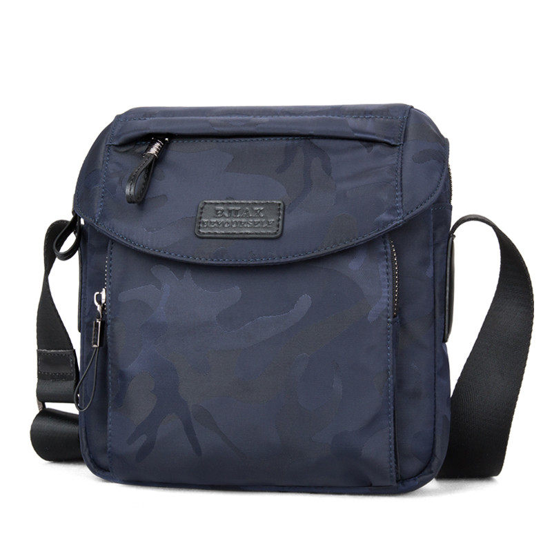 New Casual Men's Bag Single Shoulder Bag Autumn Sports Small Men's Bag Tide Waterproof Oxford Busted Satchel Canvas Backpack-Taobao