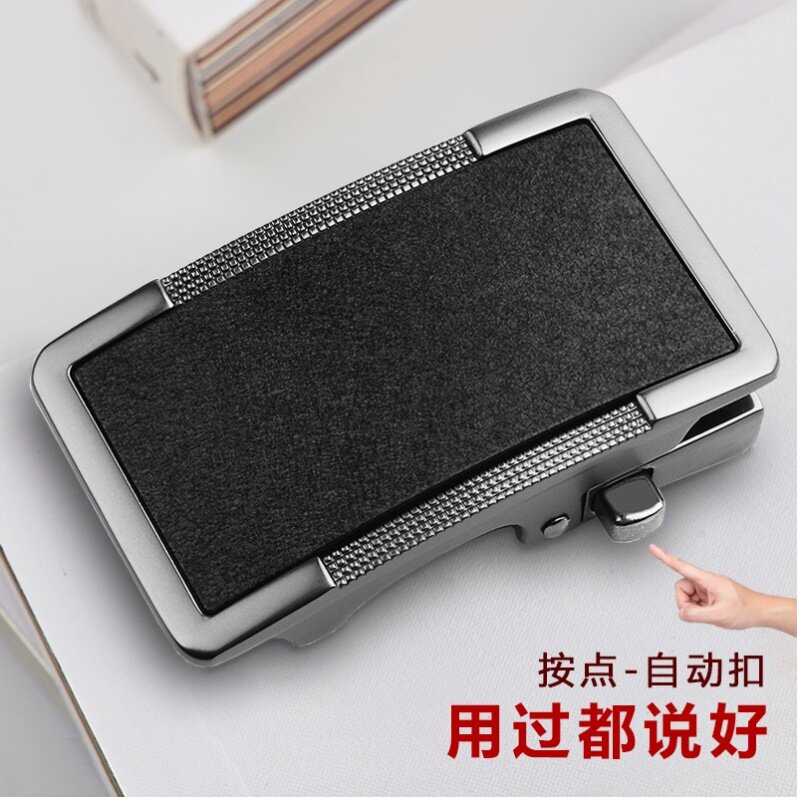Belt Scalp Lead Nail with snapback Buckle Type Belt Scalp Lead Automatic Strap Head Pure Steel Belt Buckle Head Male Press Buckle Strap