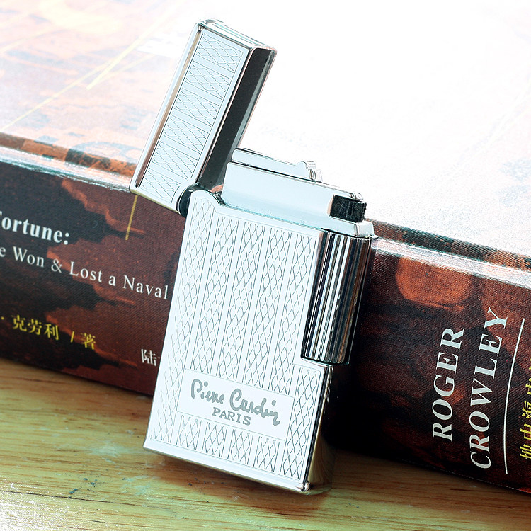 Pilkaden Inflatable Side Pulley Metal Lighter Classic Inlaid Stone Creative Personality Small Lady Elegant Gift