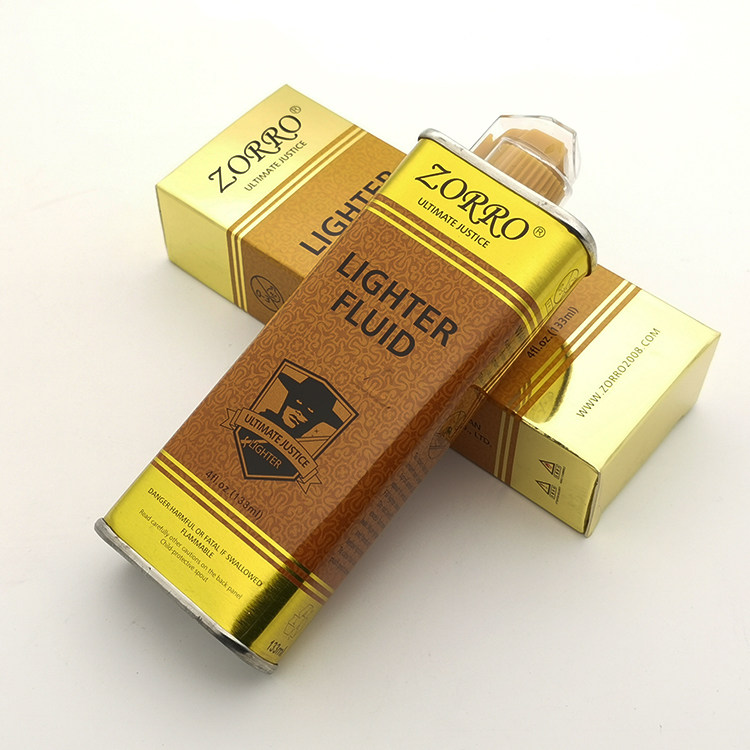 Sullo ZORRO Clear Fragrance Type Gold Dress Small Oil 133 Ml Box Equipped Peacock Huai Furnace Available Clean Lighter Kerosene