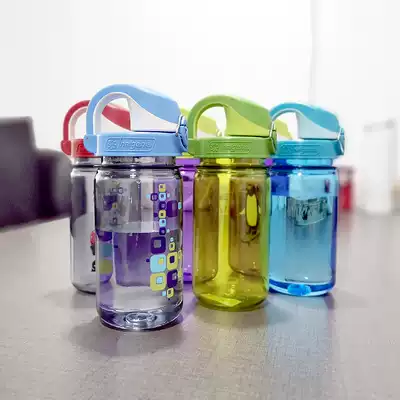 American original music gene children's accompanying Cup 350ml cartoon covered rope student outdoor portable watertight