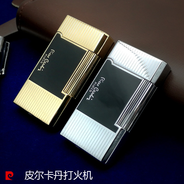 Piercaden High-end Side Sliding Wheel Inflatable Lighter Metal Case Classic Creative Trend Business Gift