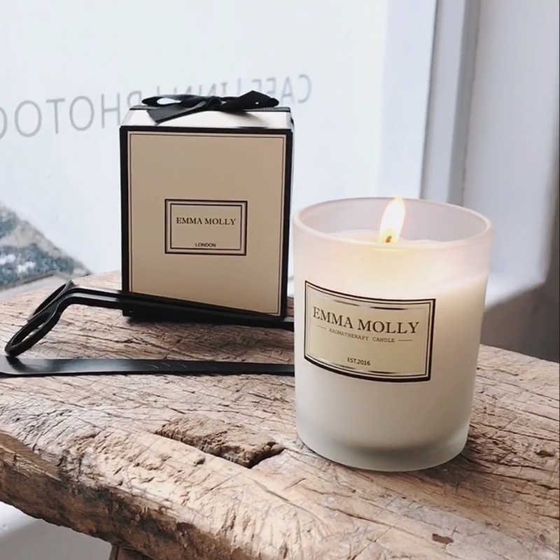 Emma Molly Scented Candles In the indoor bedroom of the home lasting ...