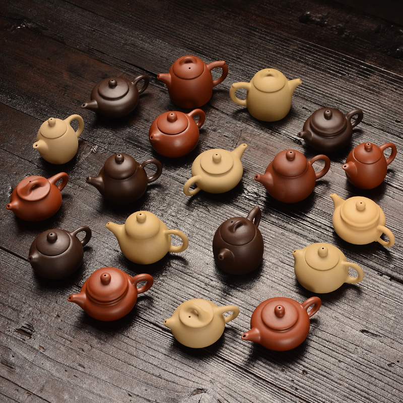 Tea pet mini it play kung fu Tea Tea Tea art creative small pocket fingertips pot accessories can keep furnishing articles