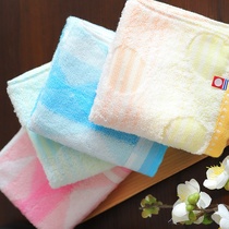 hayashi Japan imported Jinzhi square towel cotton water absorption quick-drying light and thin children household wash face towel