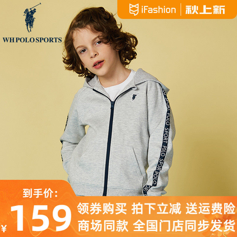Polo Ralph Lauren Polo Boys Casual Thick Cotton Cardigan Hooded 2022 Fall New Sport Parent-Child Wear B20521016