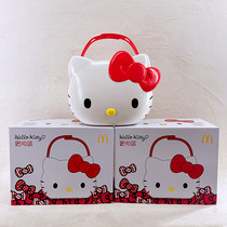 The new McDonalds Katie Cat Hello Kitty Cartoon Plastic Handheld Basket Cardset