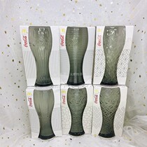 2014 McDonalds Limited Edition Coca-Cola Glass Creative Gray Set Cold Drink Cup 360 ML