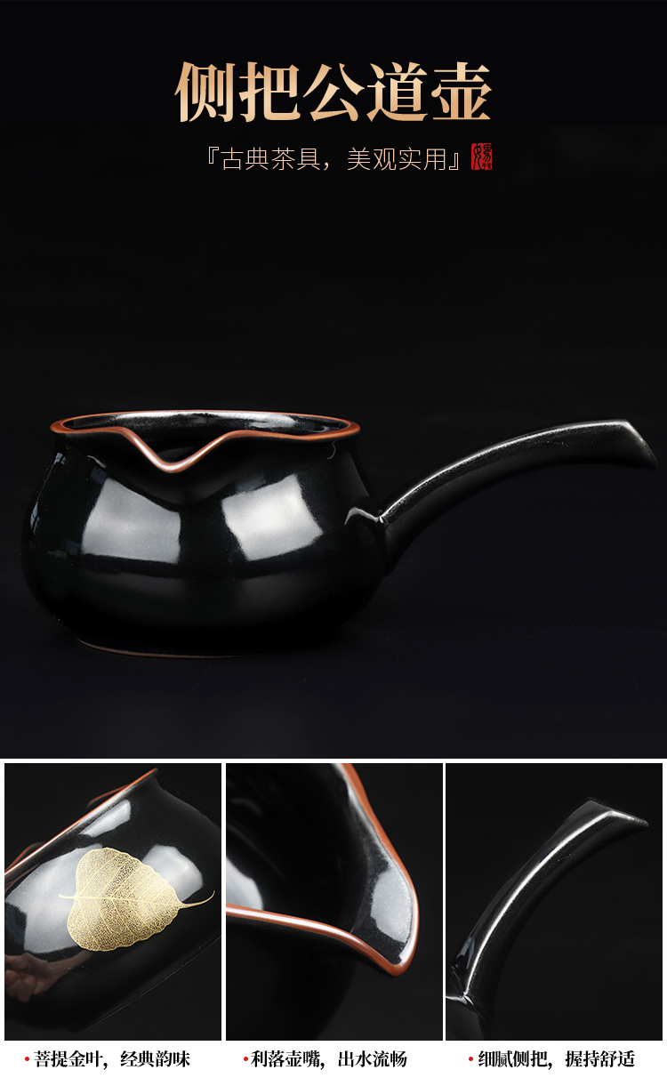 Artisan fairy konoha lazy people make tea tea set suit pure manual household automatic ceramic cups kung fu tea set the teapot