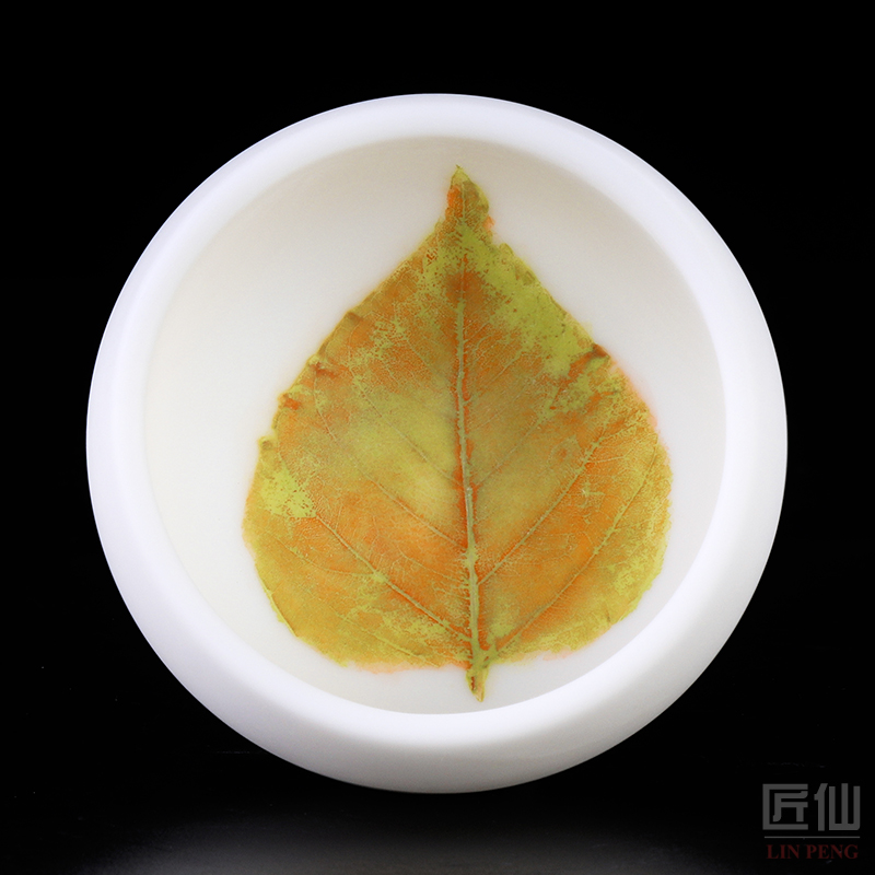 The Master artisan fairy guo - qin Chen dehua white porcelain teacup konoha lamp that Master cup for cup ceramic checking sample tea cup