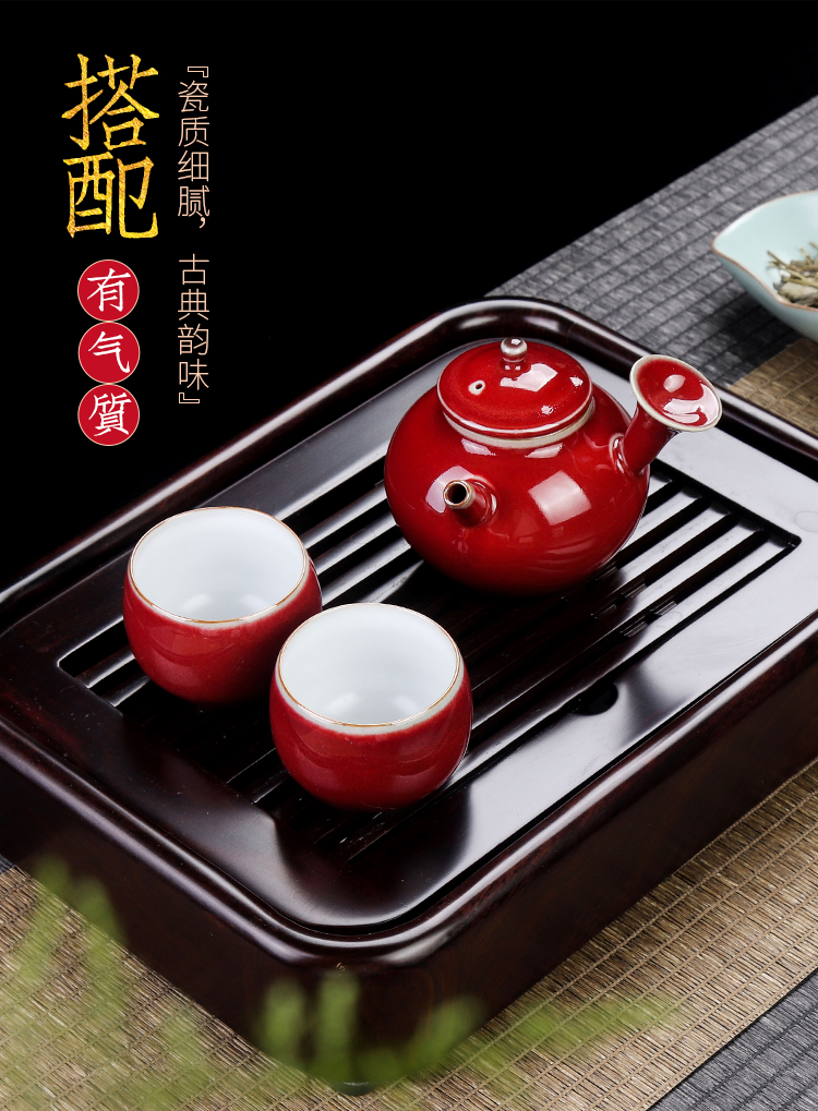 Artisan fairy Japanese tea side took pot of ceramic household pure manual kung fu tea set filter single pot of tea kettle