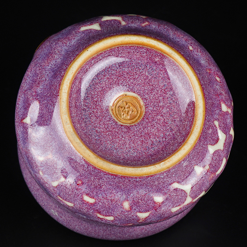 Artisan fairy gold cup pure manual masterpieces of household ceramic cups master cup single CPU kung fu tea sample tea cup