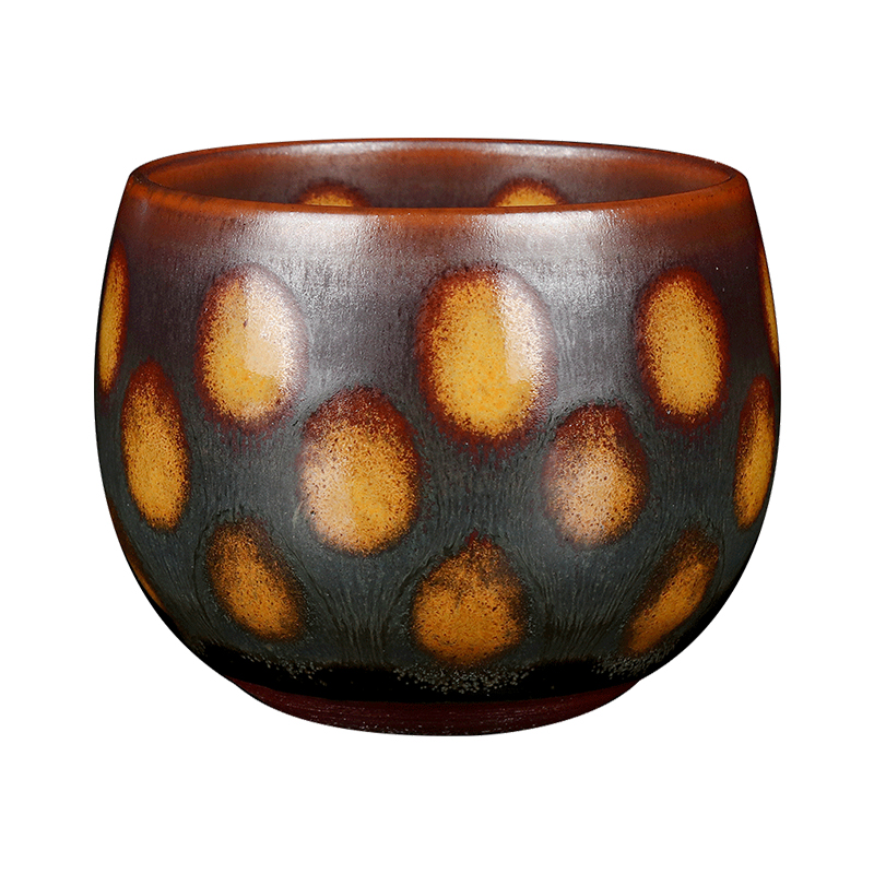 Artisan fairy obsidian variable built one masters cup checking ceramic household large capacity sample tea cup kung fu tea cups