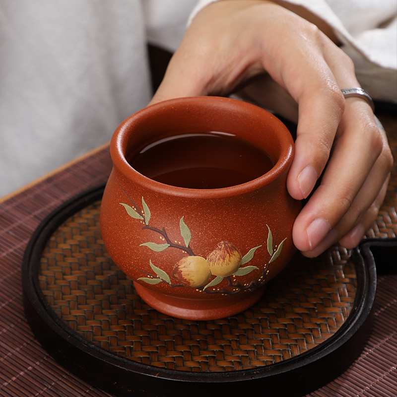 Artisan celestial master yixing purple sand cup made ceramic household pure manual what you slime kung fu tea cups individual cup single CPU