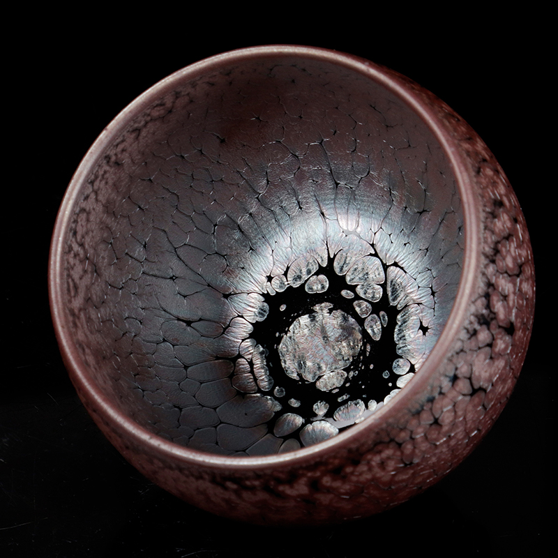 The Master artisan fairy yong - hui li built lamp cup tea Master cup of oil droplets ceramics, checking kung fu tea cup