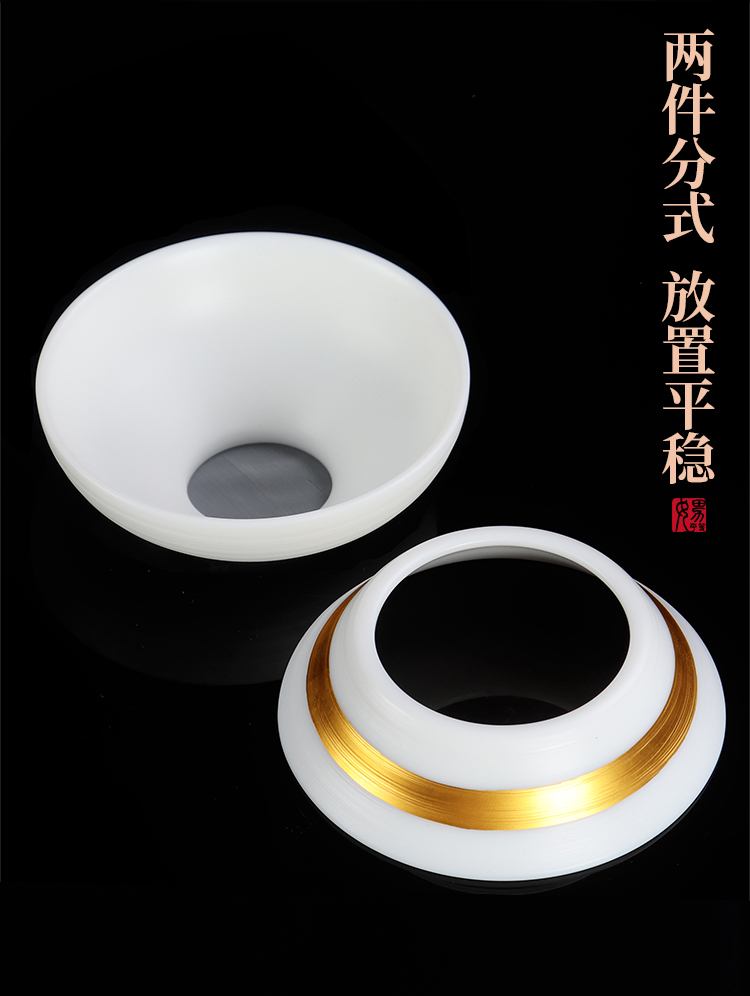 The Master artisan fairy Xu Yuelan fuels the German white porcelain ceramic household filter group of high - grade pure manual tea accessories