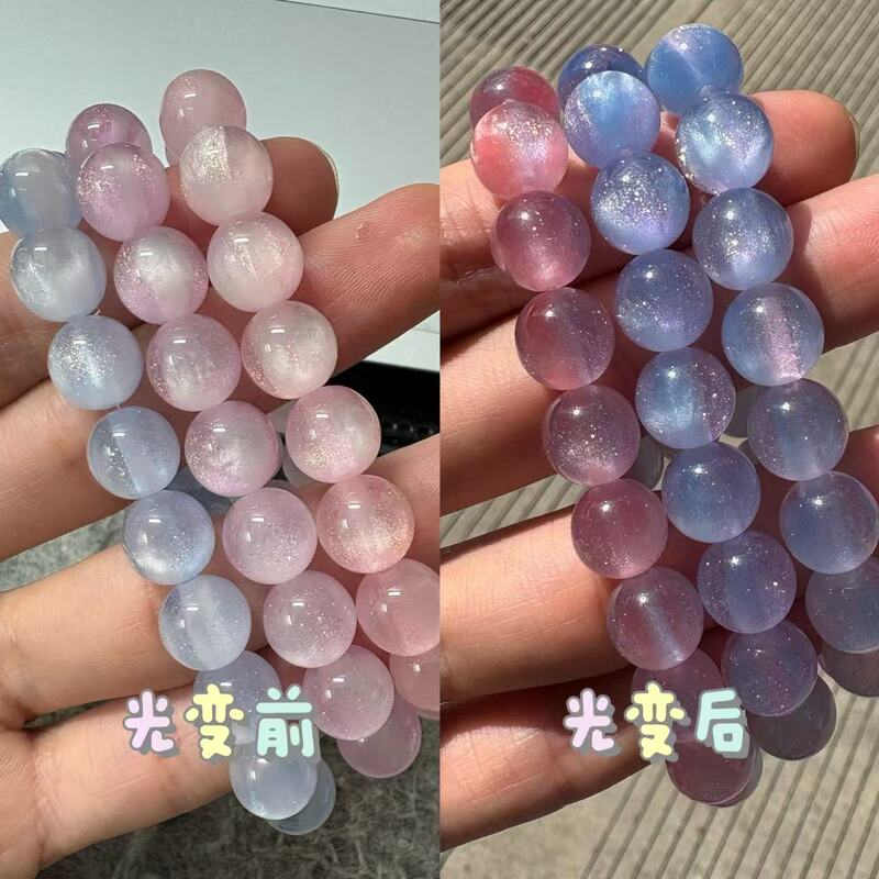 Original Uv Fine Glitter Color-Changing Resin Bracelet, Sweet and Fashionable Bestie Gift, Versatile and Elegant Accessory Bracelet Original Uv Fine Glitter Color-Changing Resin Bracelet, Sweet and Fashionable Bestie Gift, Versatile and Elegant Accessory Bracelet